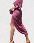 Ruched Bodycon Dress