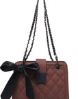 Ribbon Bow Shoulder Handbag