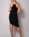 Sexy Halter Midi Dress
