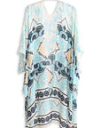 Women's Abstract Pattern Cover Up Kimono