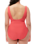 Plus Size Ruffle One-Piece Swimsuit