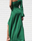 One Shoulder Maxi Dress