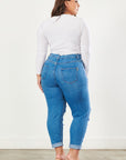 Plus Size Distressed Boyfriend Jeans