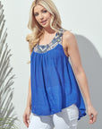 Lace Up Back Tank