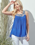 Lace Up Back Tank