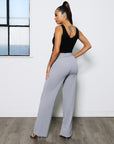 Belted Wide Leg Trousers
