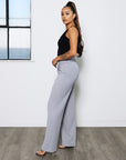 Belted Wide Leg Trousers