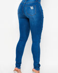 Distressed Front Skinny Jeans