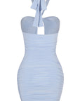 Cutout Halter Mini Dress