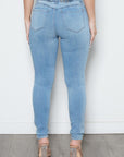 Color Block Skinny Jeans