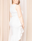 Ruffle Midi Dress