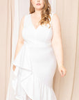 Ruffle Midi Dress