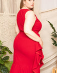 Ruffle Midi Dress