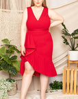 Ruffle Midi Dress