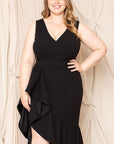 Ruffle Midi Dress