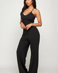 Lace Back Jumpsuit