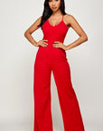 Lace Back Jumpsuit