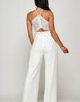 Lace Back Jumpsuit