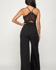 Lace Back Jumpsuit