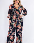 Plus Size Chiffon Jumpsuit