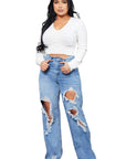 Baggy Distressed Jeans
