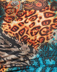 Animal Print Spaghetti Strap Dress