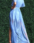 Lacey Belted Maxi Dress