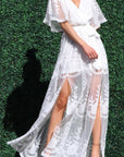 Lacey Belted Maxi Dress