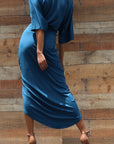 Ruched Wrap Dress