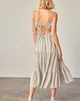 Tiered Stripe Dress