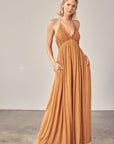 Halter Back Tie Jumpsuit