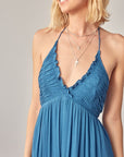 Halter Back Tie Jumpsuit
