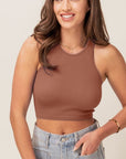 Racerback Halter Crop Top