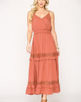 Smocked Waist Maxi Dress
