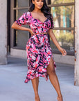 Sweetheart Crop Top and Skirt Set