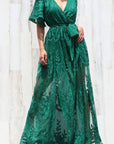 Lacey Belted Maxi Dress