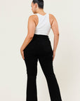Plus Size Slit Front Jeans
