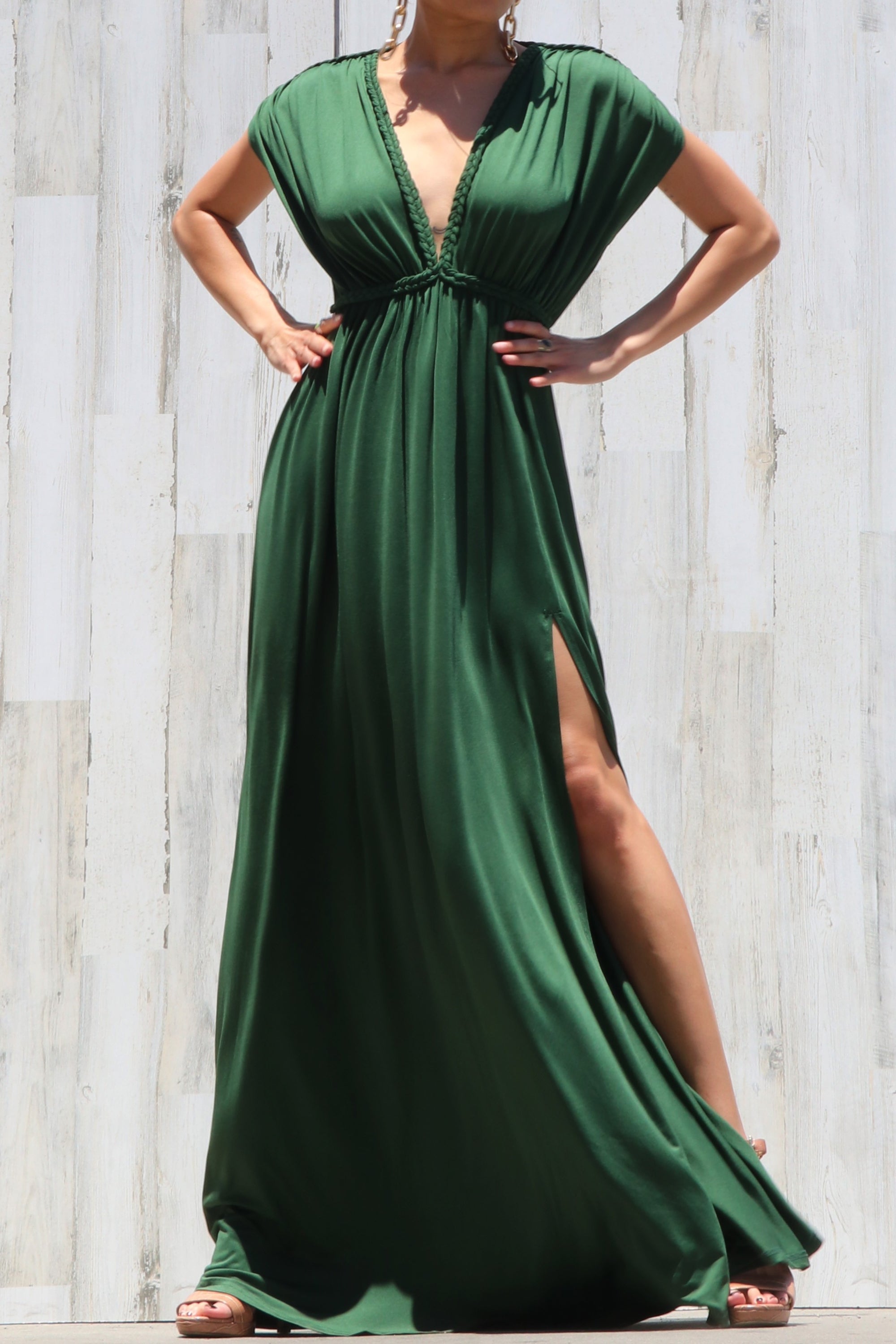 Braided Maxi Dress