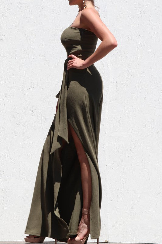One Shoulder Maxi Dress Dominique Nicole Boutique One Shoulder Maxi Dress Dominique Nicole Boutique