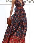 Bohemian Floral Maxi Dress