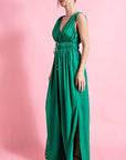 V-Neck Sleeveless Jumpsuit