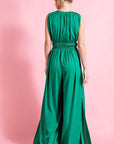 V-Neck Sleeveless Jumpsuit