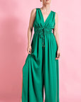 V-Neck Sleeveless Jumpsuit