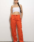 Drawstring Cargo Pants