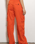 Drawstring Cargo Pants