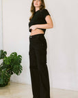 High Rise Cargo Pants
