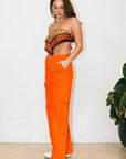 High Rise Cargo Pants