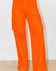 High Rise Cargo Pants