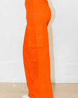 High Rise Cargo Pants