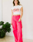 High Rise Cargo Pants